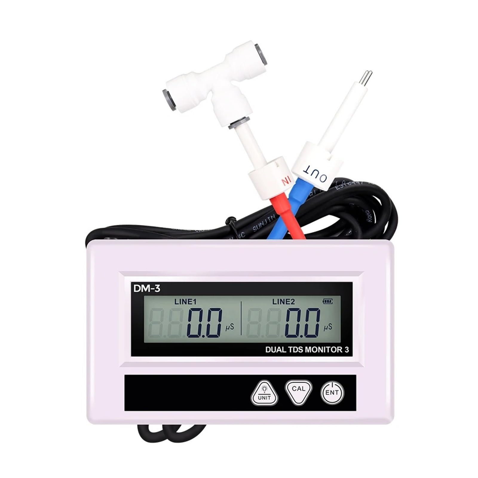 Podwójny Miernik TDS EC Online Tester Jakości Wody Z Wyświetlaczem HD LCD Podwójna Sonda PH Pitnej Do Basenu I Akwarium
