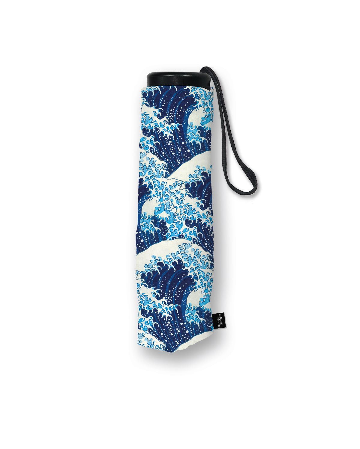 Museums & Galleries Umbrella & Matching Sleeve with Zip - Katsushika Hokusai 'The Great Wave' Design - Lightweight & Reinforced