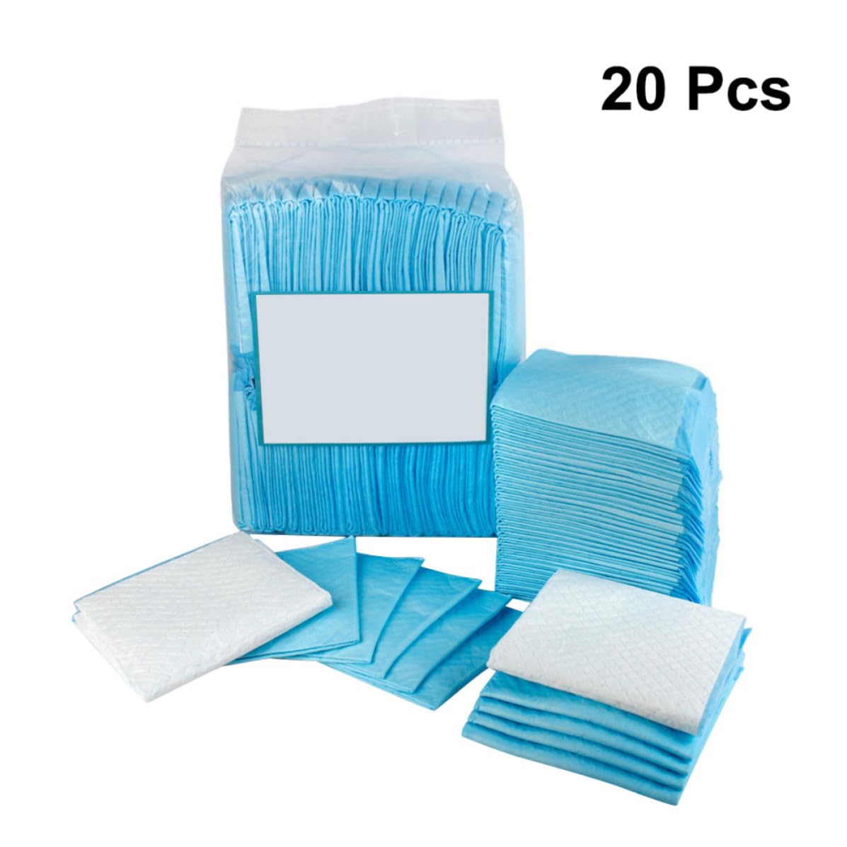 Traversine Super Assorbenti Xl 20 Pezzi Confezione 60x90cm per Cani Assorbenti Spesse Non Tessuto per Gabbie e Appartamenti