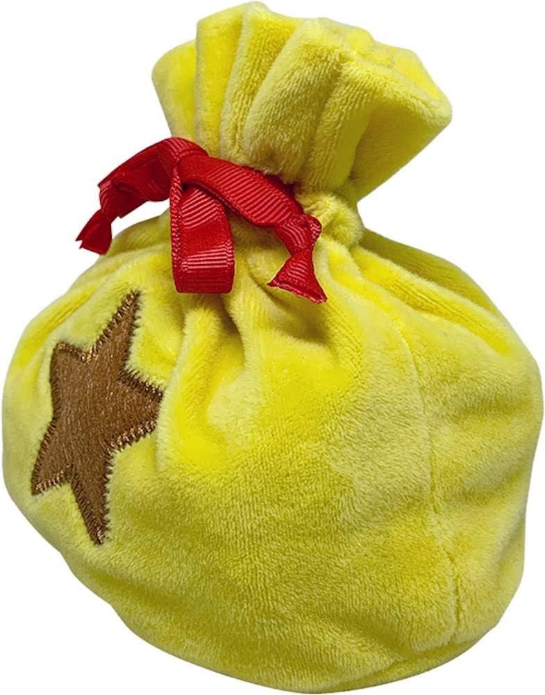 Switch - Mini Drawstring Bell Bag - One size, Yellow/Brown/Red.