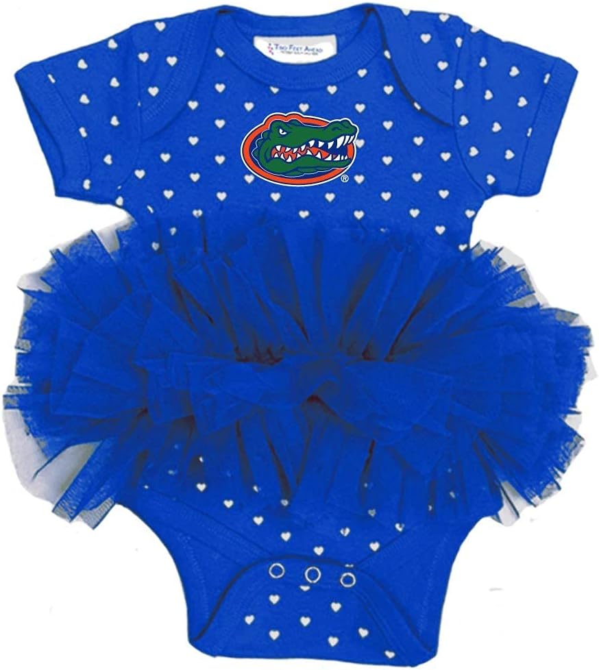 Two Feet Ahead Newborn Baby Girl Bodysuit Creeper Hearts Tutu Skirt Dress Sizes 0-3M 6M 12M