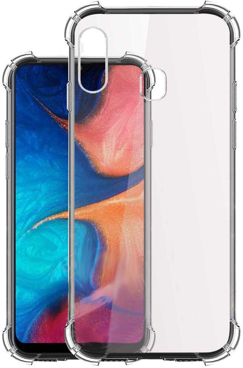 samsung galaxy a20 | samsung galaxy a30 - soft silicone shockproof bumper case back cover in transparent[air cushion technology]-for samsung galaxy a20 | samsung galaxy a30 (B082XKTP9H) Amazon Price History, Amazon Price Tracker