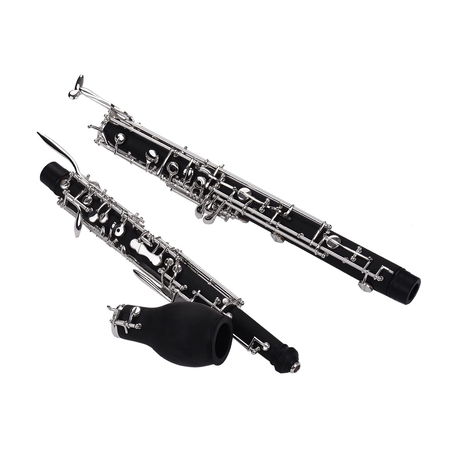 Englischhorn Alt-Oboe F-Tonart Kunstholz versilberte Tasten Holzblasinstrument mit Rohrblatt