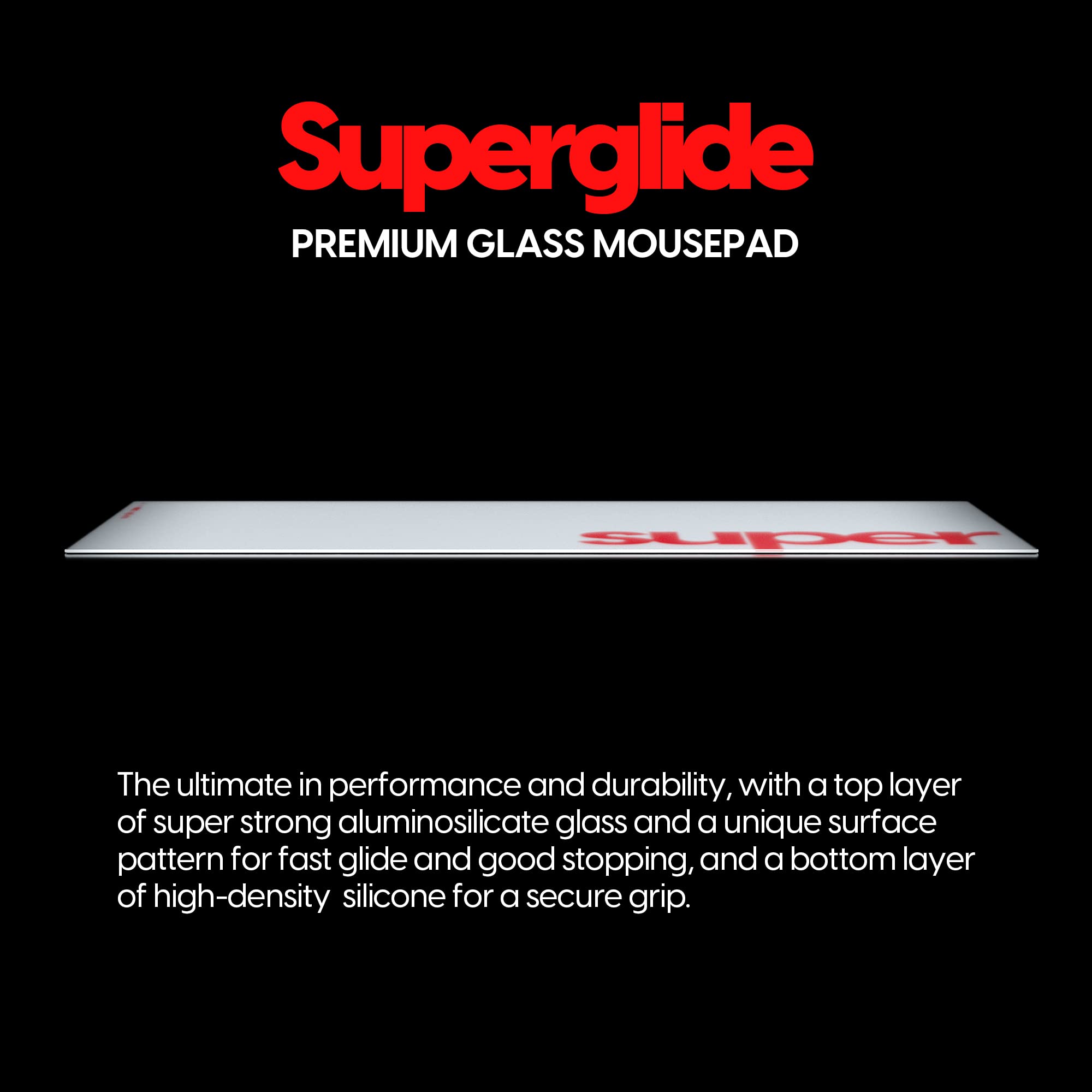 h*k様 Pulsar ガラスマウスパッド XXL White Amazon.com: Pulsar - Superglide Premium Glass Mouse Pad XXL