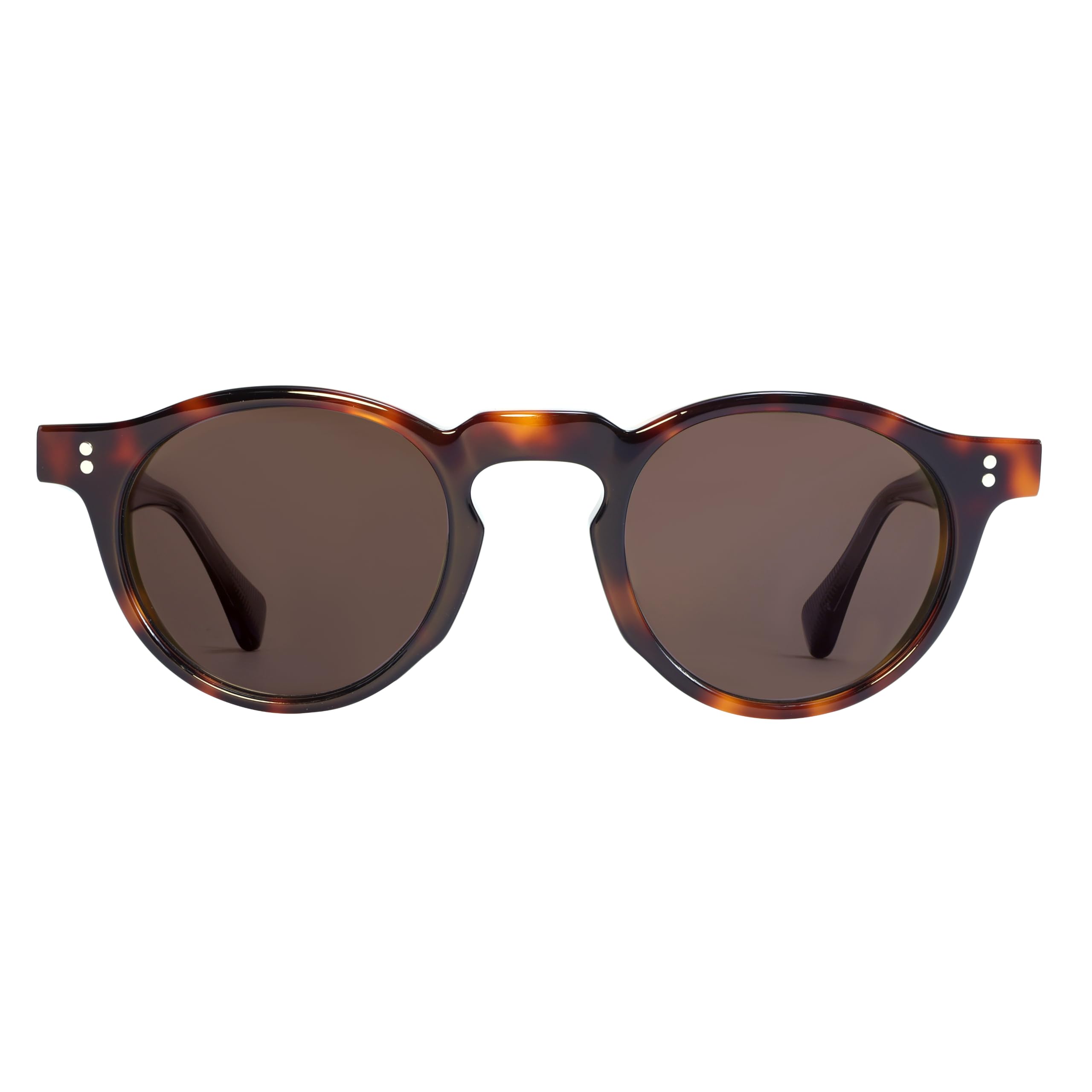 Gafas de sol de lujo retro con lentes polarizadas para hombres y mujeres, protección UV400, montura gruesa de acetato