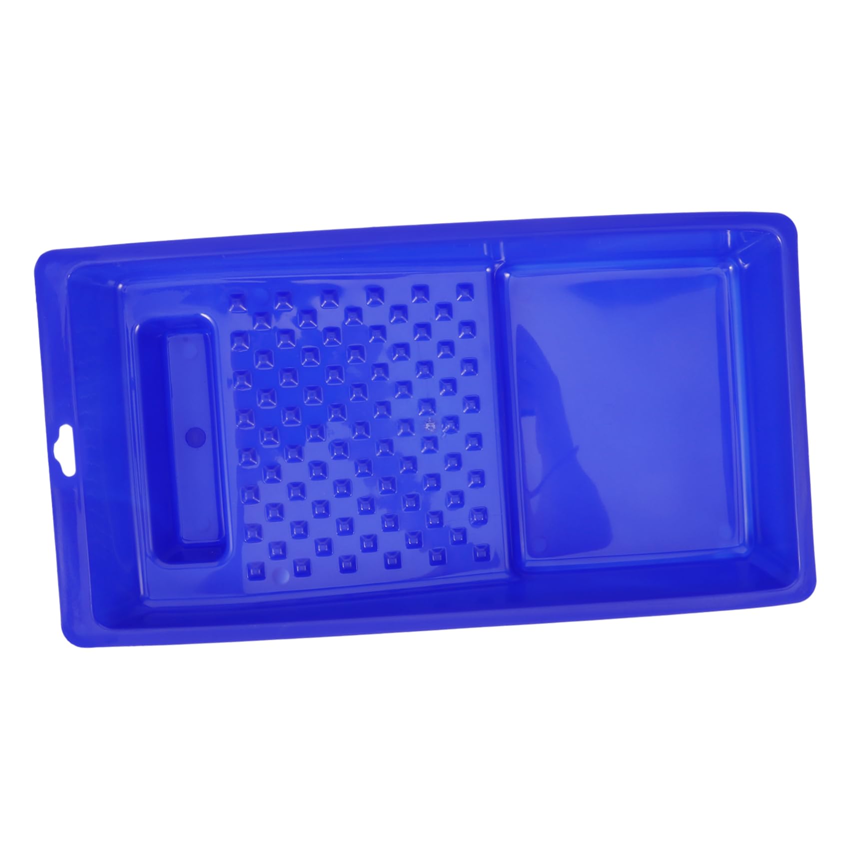 5 Stück Kunststoff Farbwanne für Malerarbeiten Maler Tray mit Ergonomischem Griff Leicht zu Reinigen für Wandfarben Version Blau