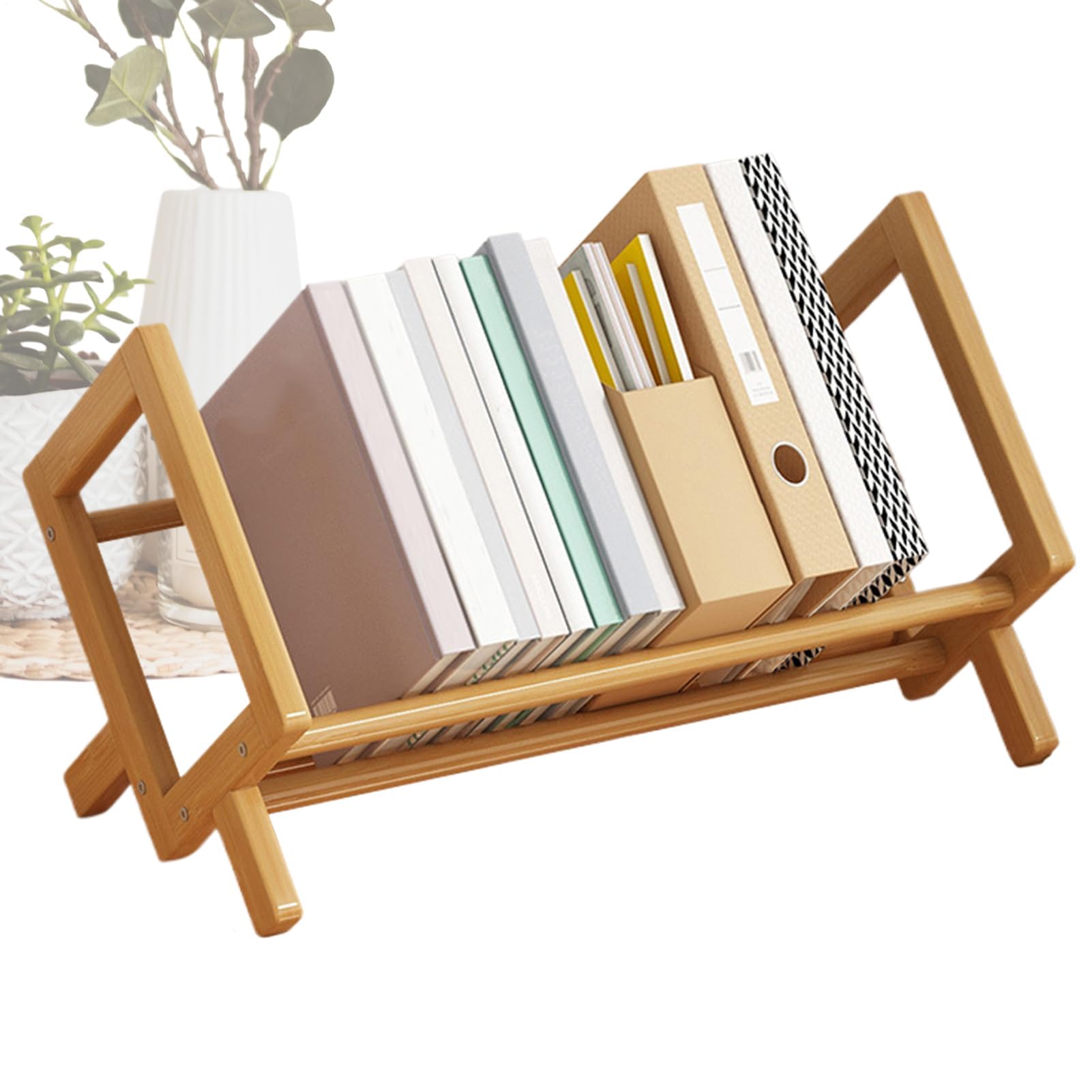 Soporte inclinado para libros, estantería de varios niveles para libros de texto escolares, pequeños accesorios de papelería y oficina, soporte de exhibición inclinado para dormitorios