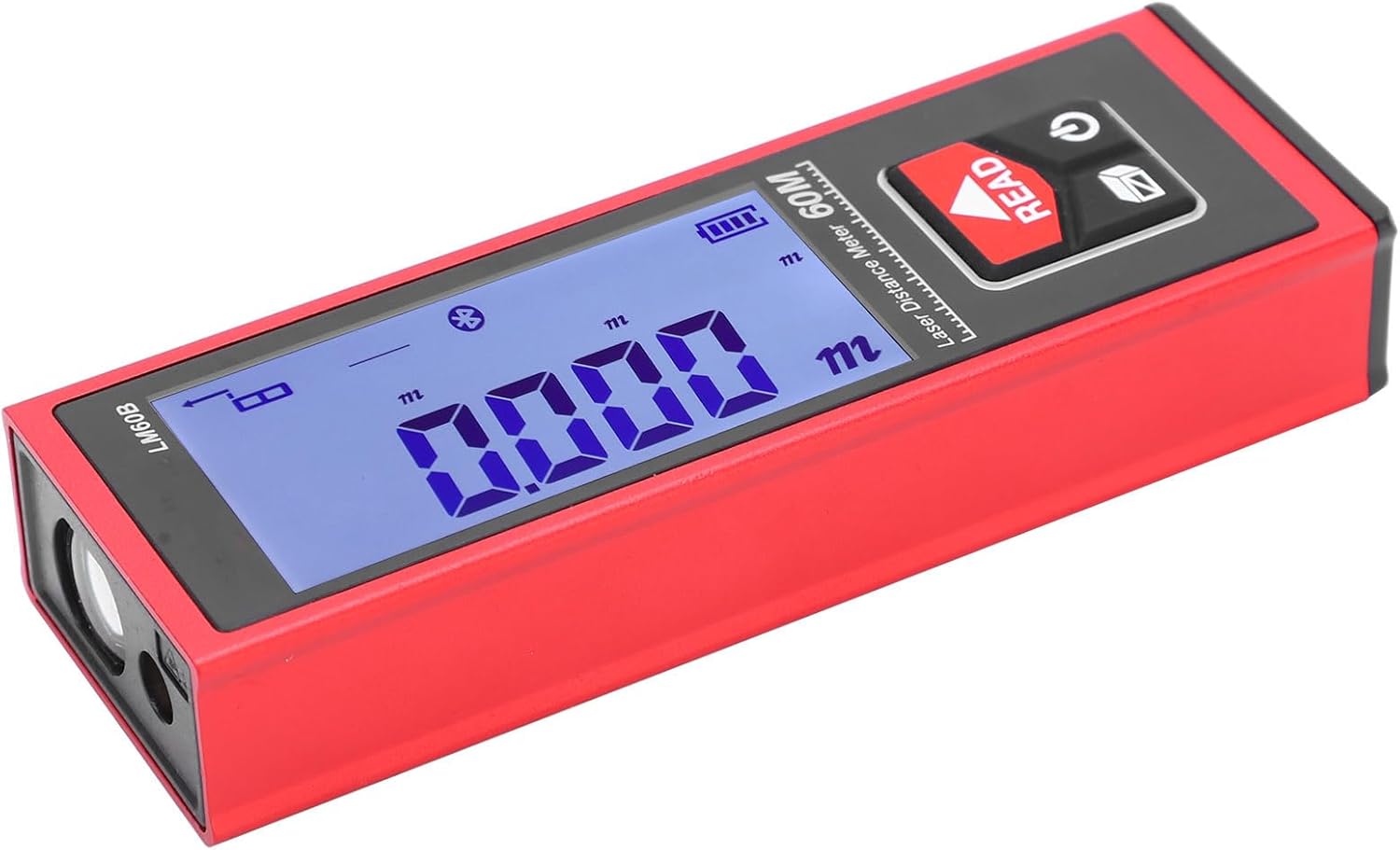 Distance Meter, LM-60B Rangefinder, Infrared Distance Measurer, Electronic Measuring Tool, 60m Handheld Long Distance Measurement Device