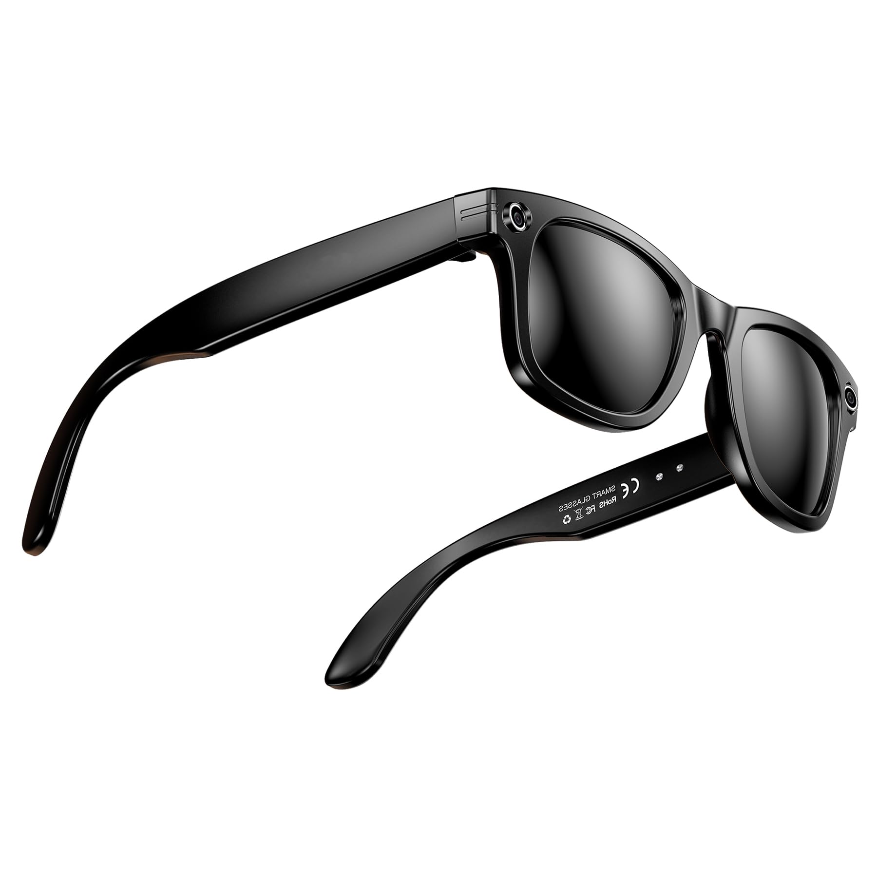 AI Smart Glasses with Camera 8MP HD Camera Glasses for Men Women 1080P Video Recording Sunglasses Real-time Translation