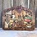 Nativity Puzzle, Wooden Jesus Puzzle Statue, Wood Burned Design, Sculpture Decor for Kids Ages 3-5 and Adults, Home Educational Wooden Puzzles Birthday Gifts (7.9 x 5.9 in)