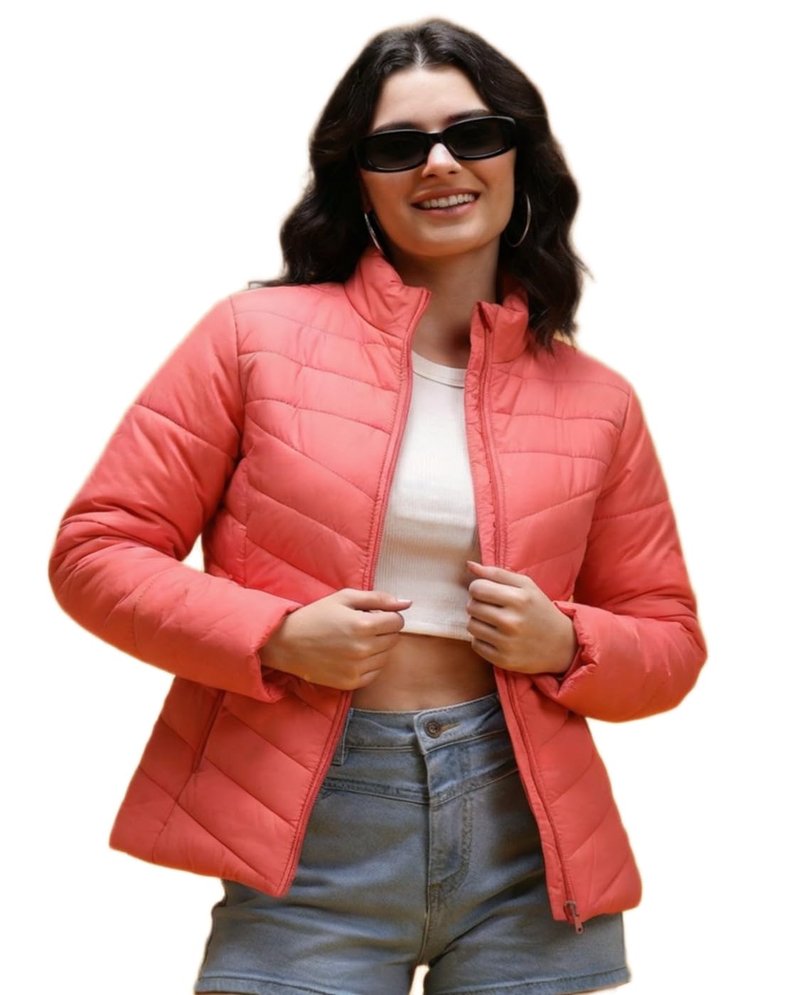 the classic togs Women Casual Winter Jacket Lightweight Warm Puffer Style Jacket-picture-19