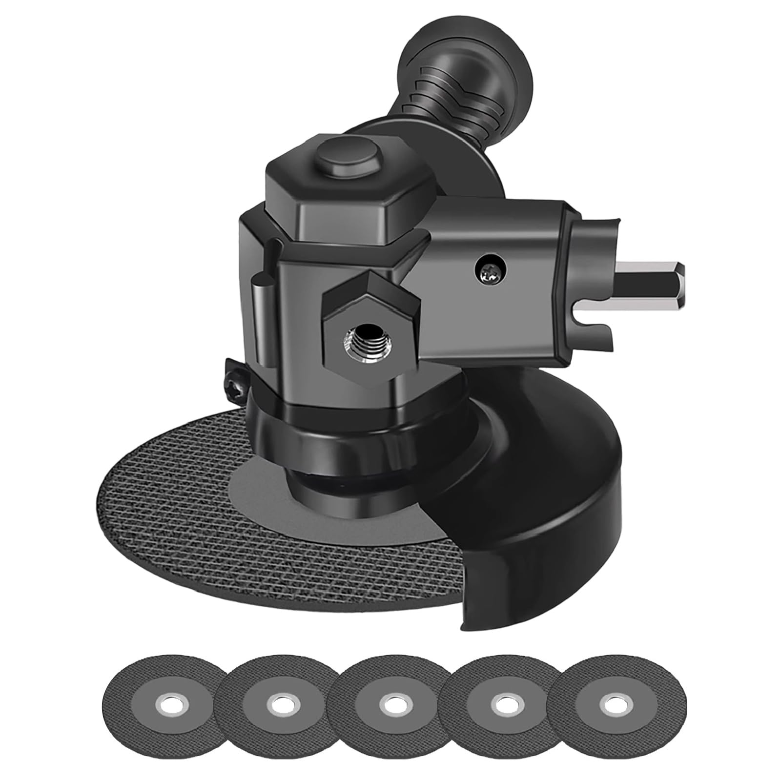Electric Drill to Angled Grinder Conversion Accessories Practical Home Attachment Electric Drill Converter Modified Tool Carbon Steel Adapter Attachment