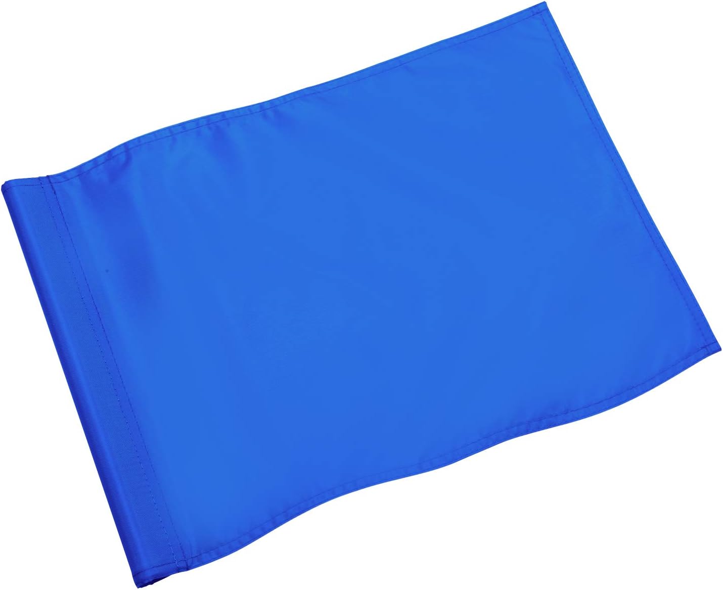 KINGTOP Golf Flag 20x14 Inch - Plain Blue, 420D Nylon, Tube Inserted - Standard Putting Green Flags for Backyard Practice, Golf Courses, Country Club, 1-Pack
