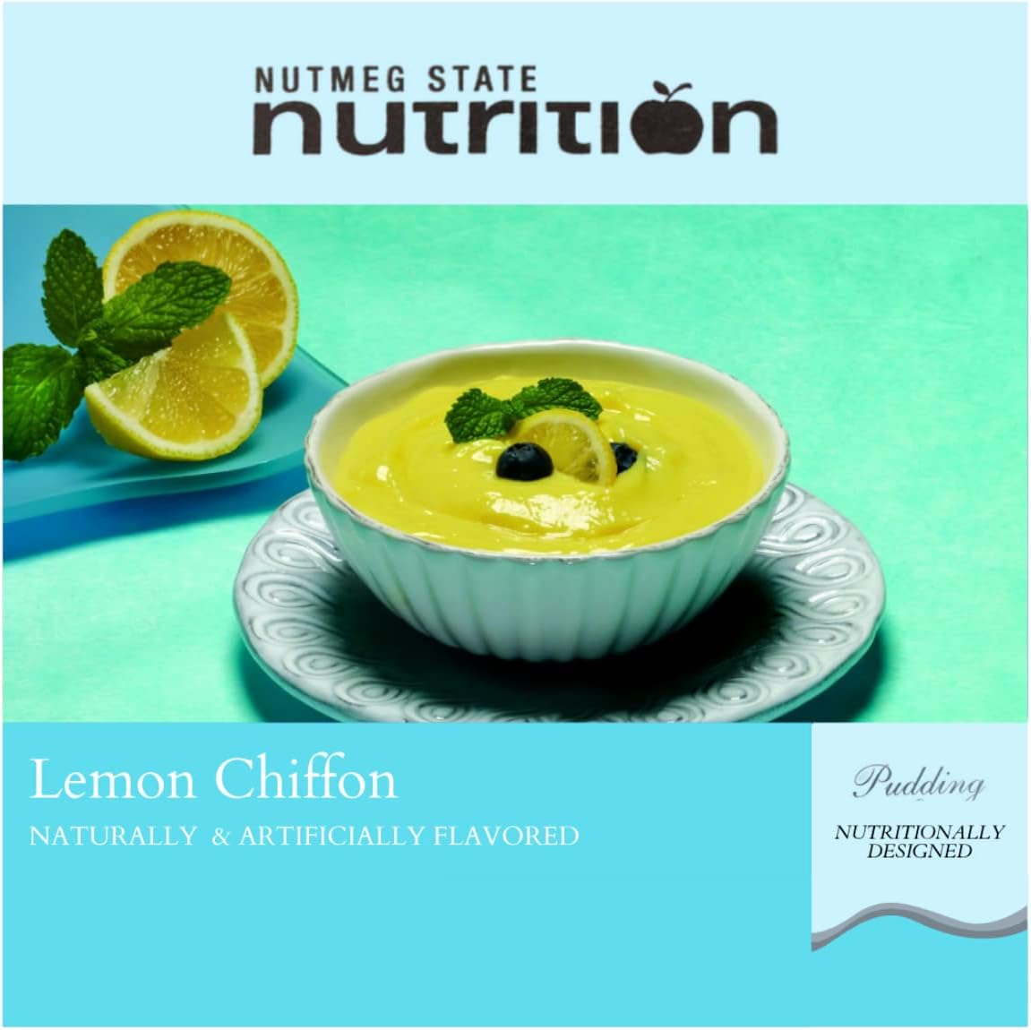 High Protein Snack and Meal Replacement Pudding/Diet Pudding - Lemon Chiffon (7ct) - Trans Fat Free, Aspartame Free, Kosher, Gelatin Free