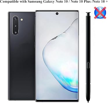 Note 10 S Pen Stylus Pen Replacement for Galaxy Note10/ Note 10+ Note 10 Plus and Note 10 5G Touch S Pen WithoutBluetooth(Black)