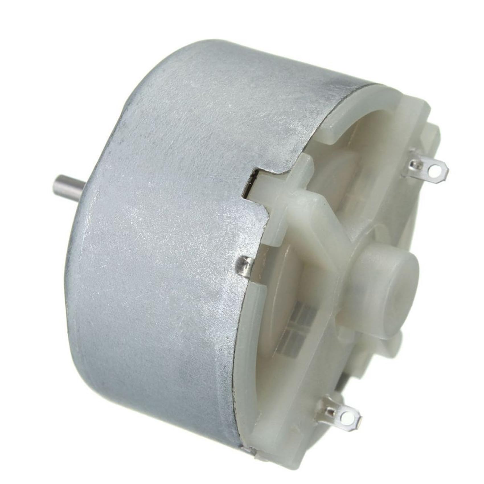 Motor Eléctrico Superficie Brillante Acabado Metálico 3V-12V