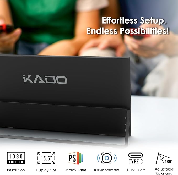 Monitor Extensor Dual 15.6 FHD IPS miniatura 6