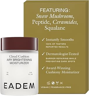 EADEM Face Moisturizer Cream, Ultra Repair Cream, Skin Barrier Repair, Hydrating Skincare Cleanser & Moisturizer with Peptides & Ceramides, 1.69 oz, Cloud Cushion