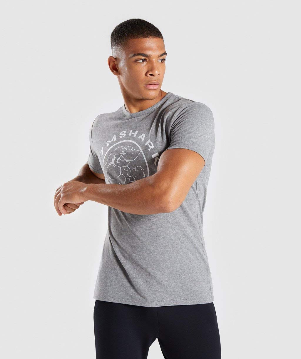 Amazon.co.jp: GymShark ジムシャーク フィットネス Tシャツ  