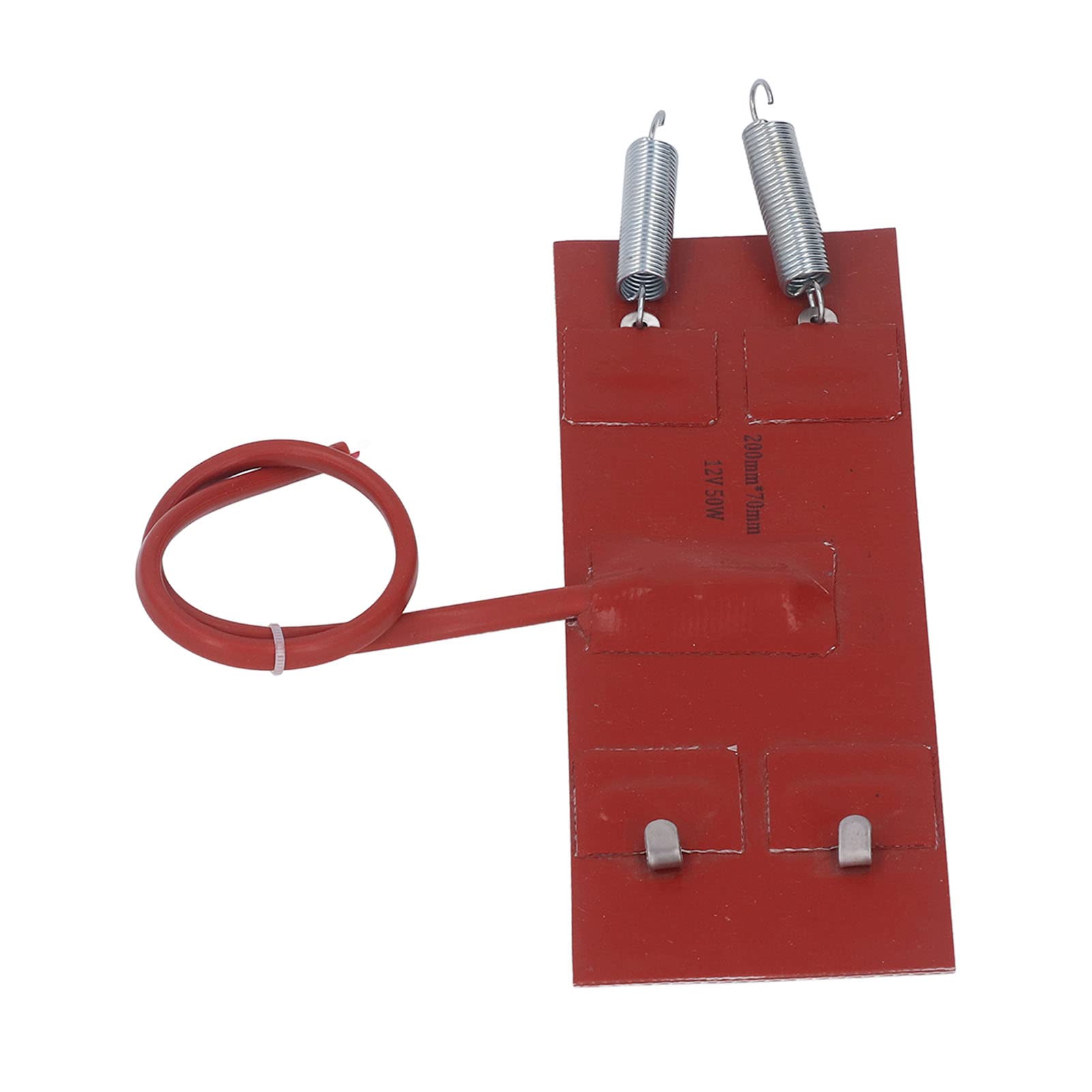 Motoröl-Silikon-Heizkissen, flammhemmend, universell, wasserdicht, tolle Isolierung, Ölwannen-Heizkissen, 50 W (DC12V)
