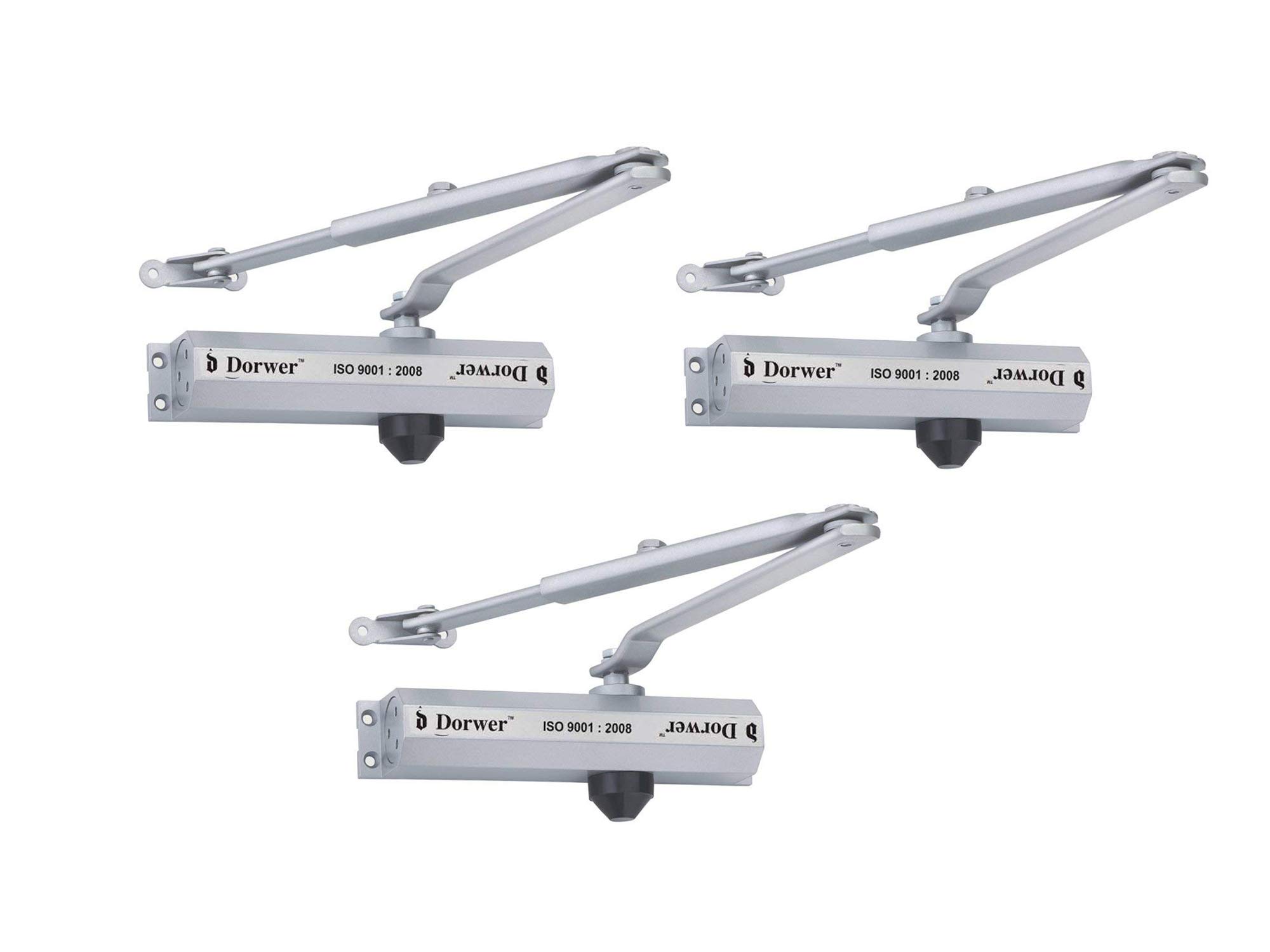 Primelife Dorwer Hydraulic Door Closer Alluminuam 201 Set of 3 Silver 80-110 Kg capacity (B07JL9R2S2) Amazon Price History, Amazon Price Tracker