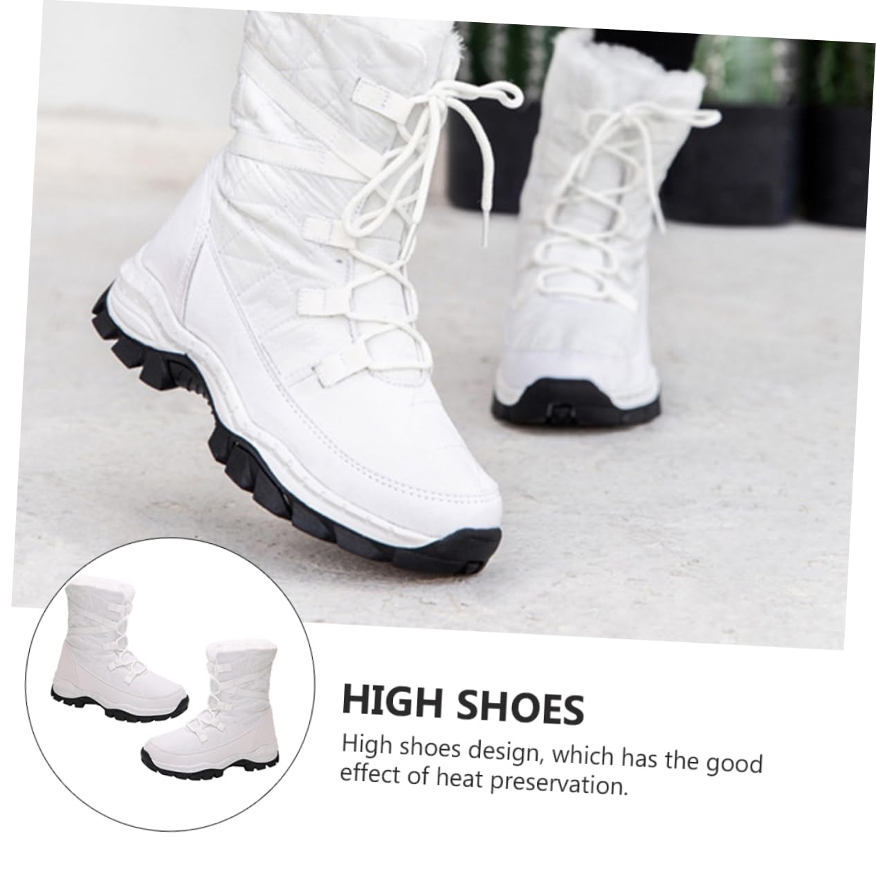 Stivaletti Invernali Caldi con Fodera Plush Scarpe Antiscivolo per Boots Outdoor Fashion e