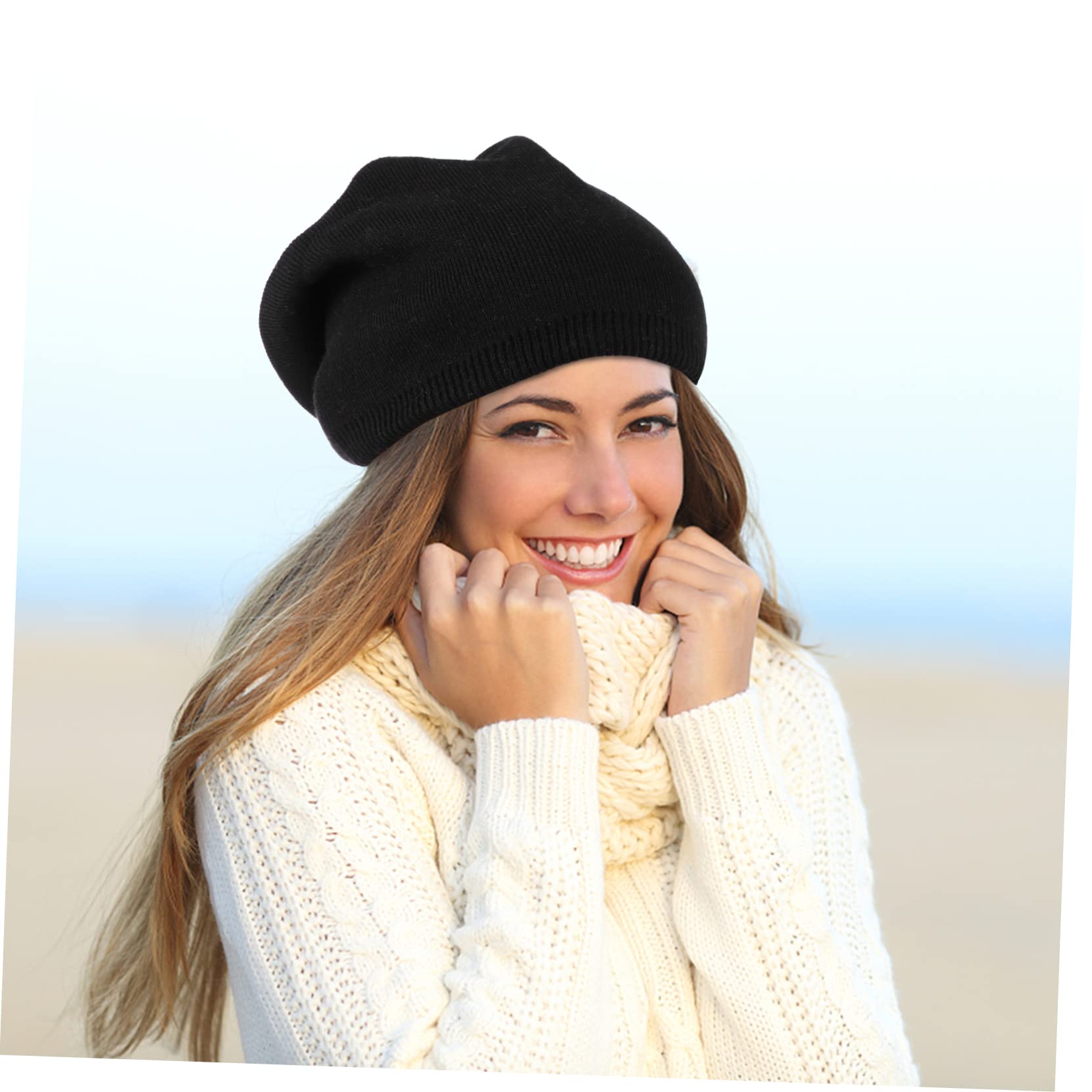 GALPADA 2 Uds Sombrero De Punto Plisado Sombreros De Mujer Sombreros De Invierno Para Hombres Sombrero De Hombre Sombrero De Invierno Para Hombres Gorros Para Hombres Para Mujeres