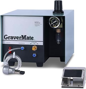 Jewelry Air Pressure Engraving Machine High Precision Engraving Knife 110V Adjustable Speed DIY Lightweight Exquisite Design for Jewelry Metal Gold Silver Wrought Iron Woodworking Crafts