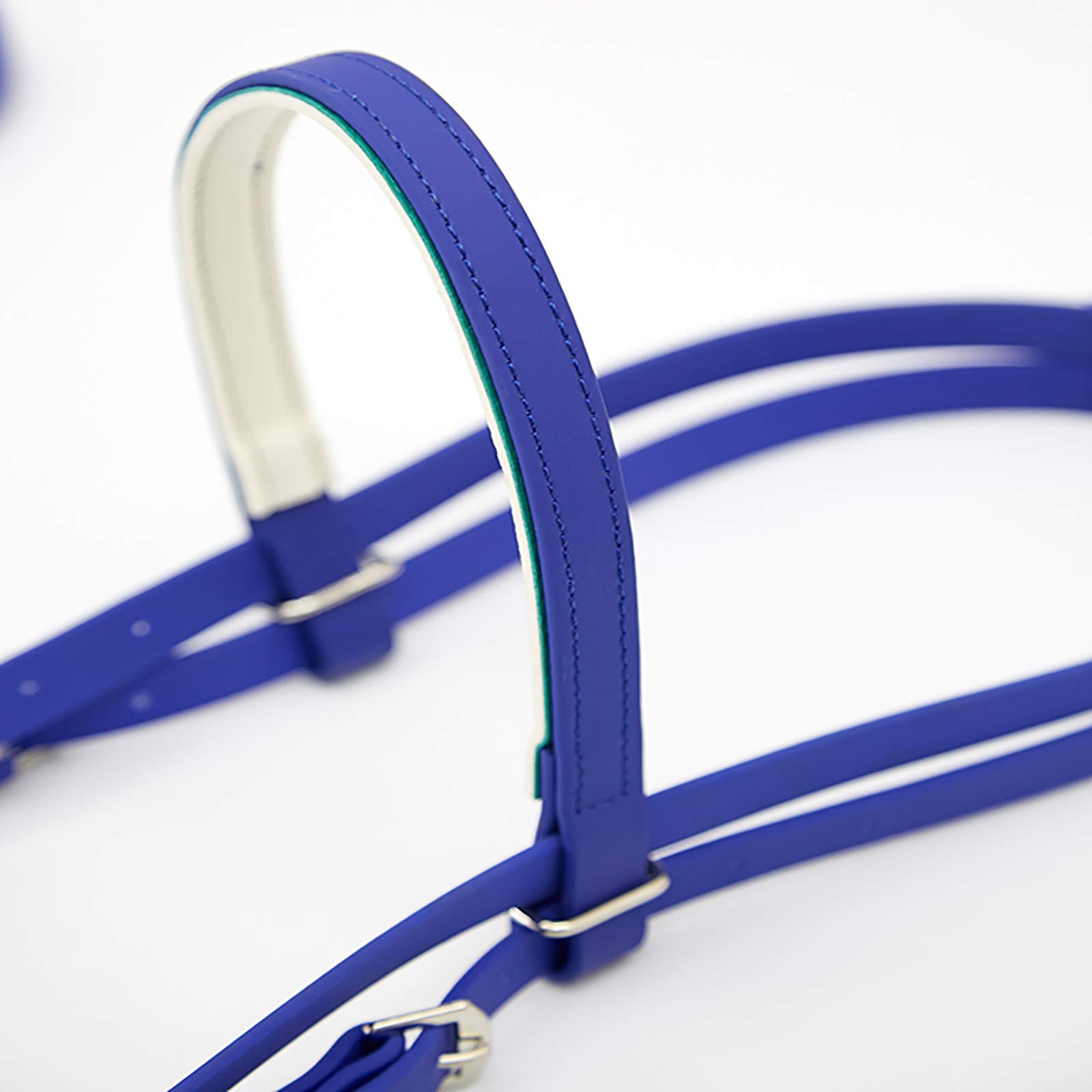 Brida De Caballo, Brida Ecuestre PU Cabestro De Caballo Brocas De Caballo Collar ​De Cabeza De Caballo Equipo De Carreras De Equitación Accesorios Ecuestres Ajustable,Rojo