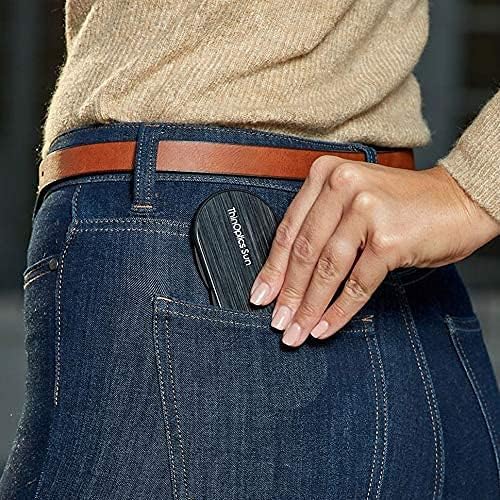 Miniatura 13 de ThinOptics Milano - Funda de aluminio + lentes de sol de aviador, marco dorado, lente marrón, 2.126in, dorado, marrón (Gold FrameBrown Lens)