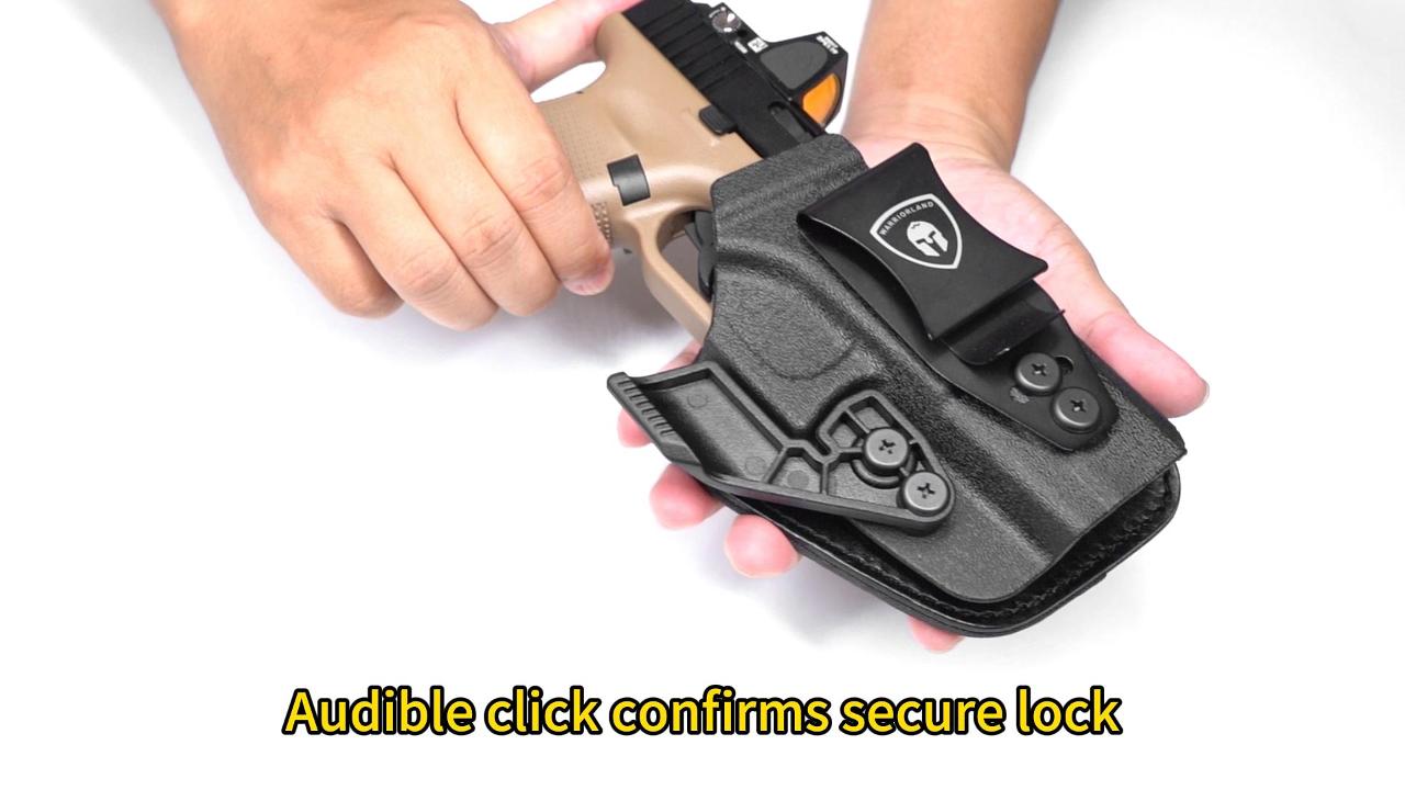 Amazon.com : WARRIORLAND IWB Hybrid Holster, Fits Glock 17/19 /19X