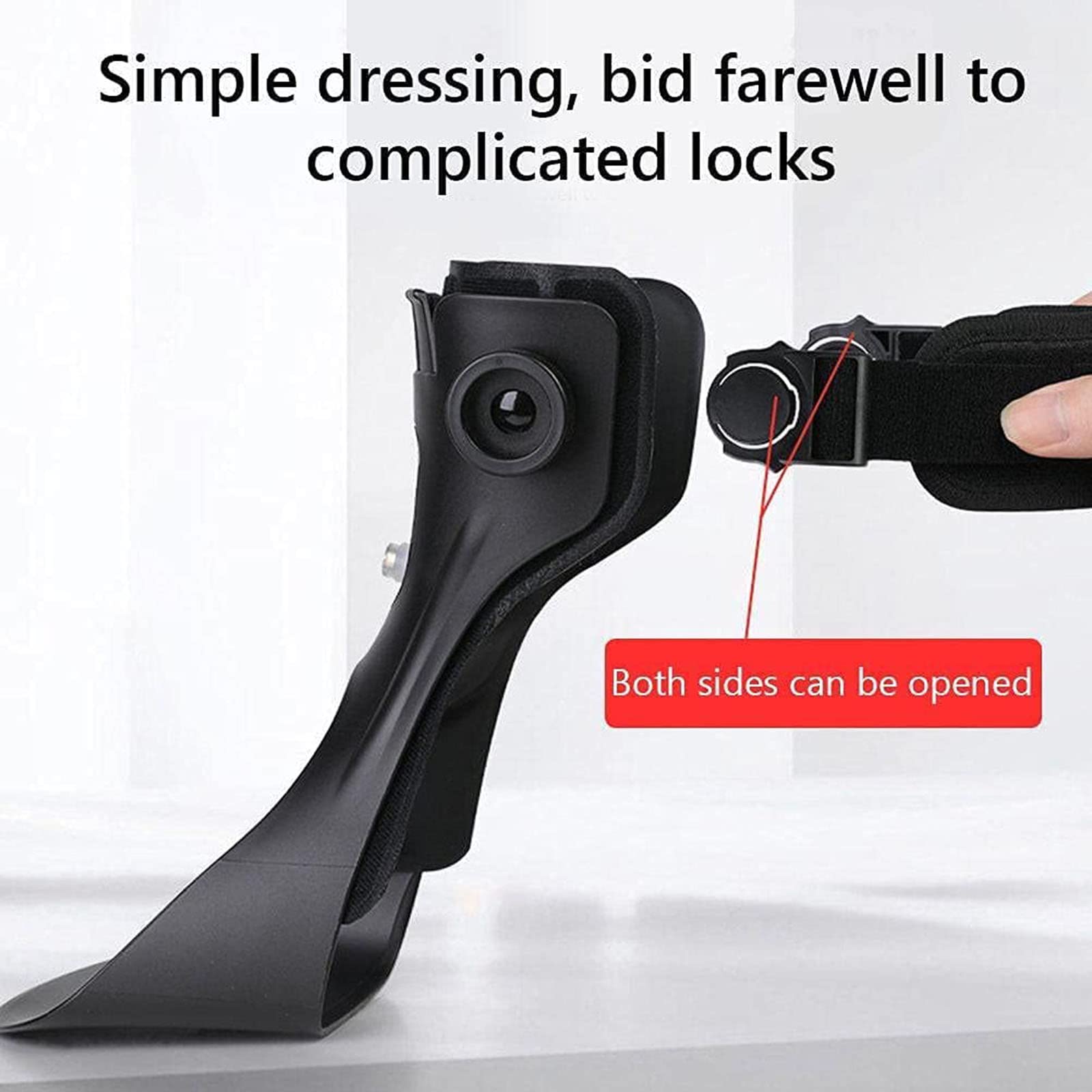 Ortesis de pie caído, férula Nocturna para Fascitis Plantar, férula Nocturna para Fascitis Plantar, férula Nocturna para hemiplejía, Zapatos para Caminar (pie Izquierdo S)