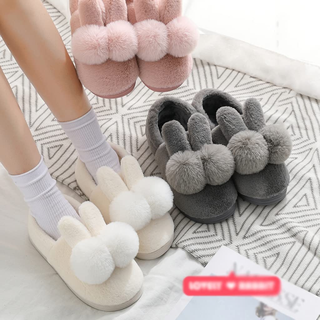 Zapatillas Pantuflas de casa con Textura Transparente para Mujer Zapatos de algodón