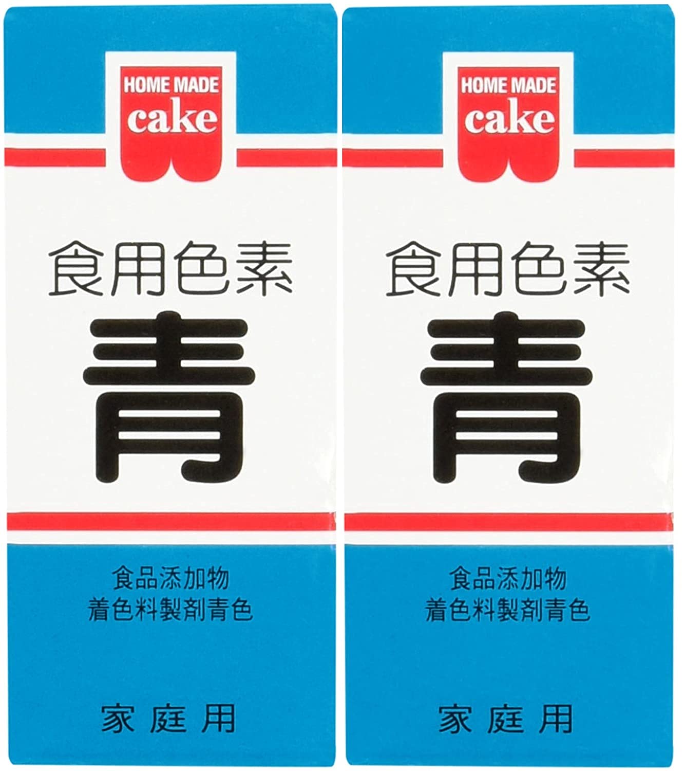 ホームメイド 食用色素 赤 5.5g (青, ｘ２)
