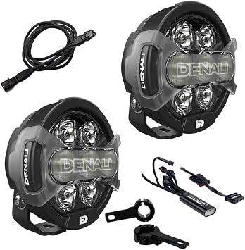 DENALI D7 Pro Light Kit for BMW R1300GS with Crash Bar Mount