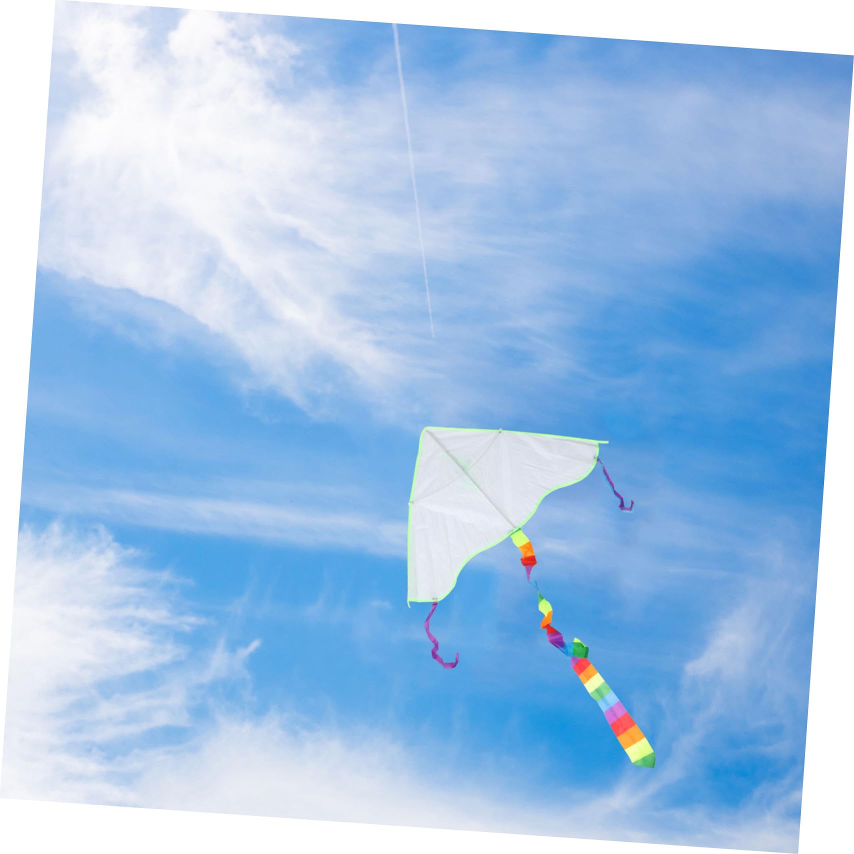 KOMBIUDA Kite Tail Decorations Sky Streamer Lights Outdoor Party Streamers for Kite Flying