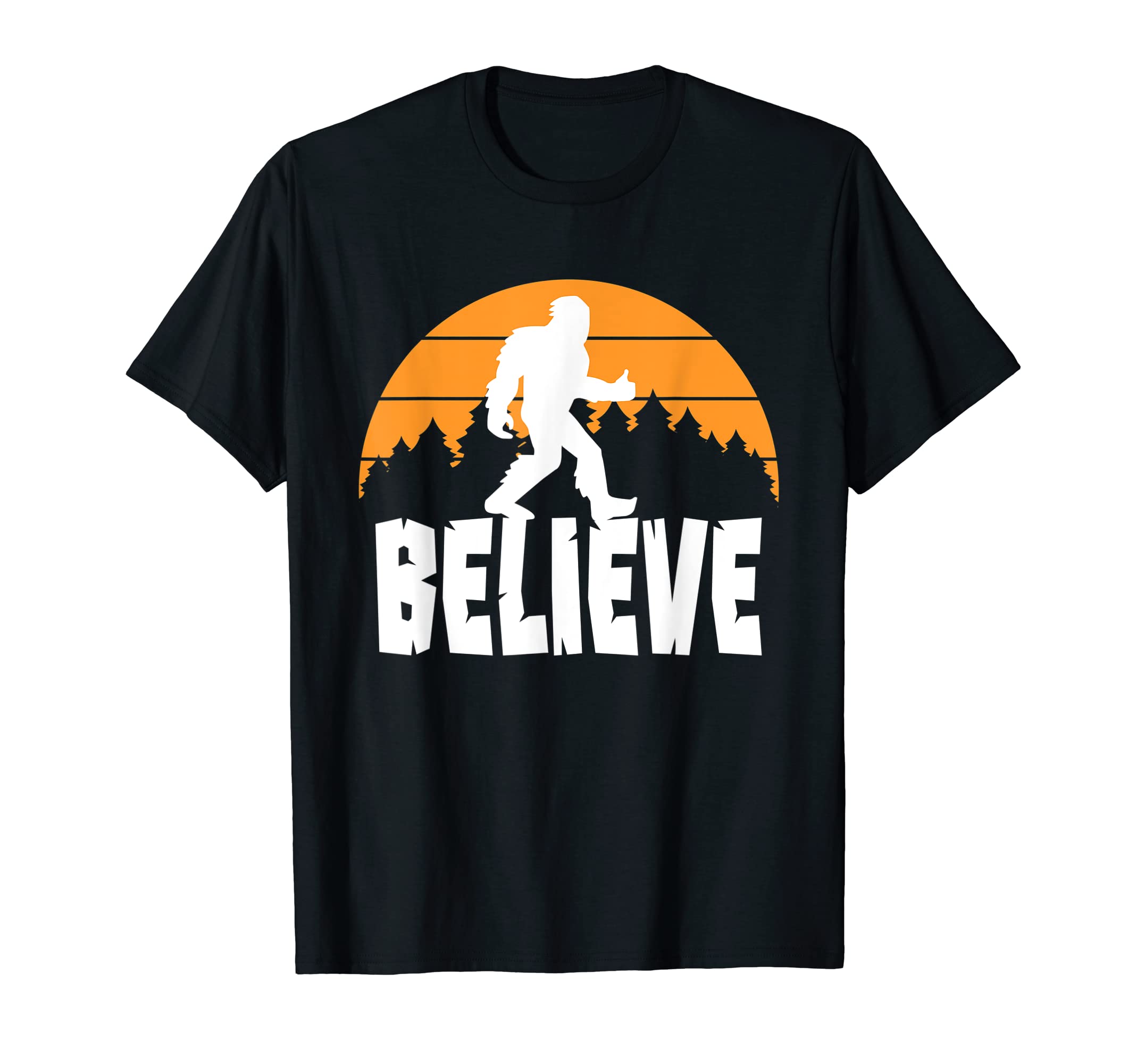 yetiBELIEVE Funny Cool Bigfoot Lovers Gift T-Shirt