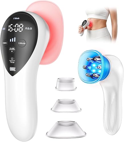 5-in-1 Body Sculpting Machine, Electric Cellulite Massage Tool for Body, Face, Neck, Back, Arm, Stomach, Leg, Calf, Hand, Firming & Circulation Home Spa or Travel Self Care, Gifts for Women