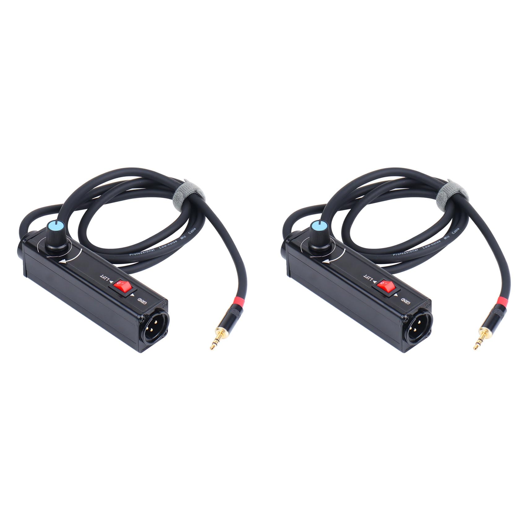 2X Stereo-Masseschleifen-Isolator, 3,5 mm auf XLR, Audio-Isolator, Audio-Rausch-Isolator, Rauschunterdrücker, Isolator für PC zu Mischpult