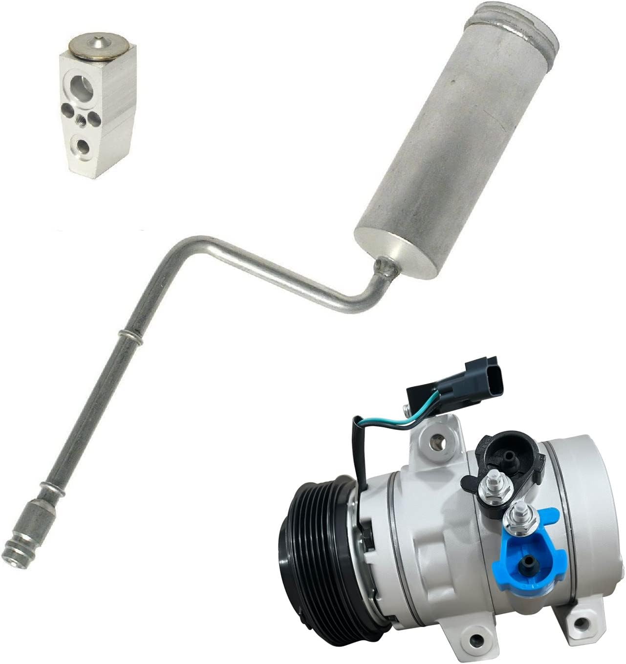 RYC New Automotive Air Conditioning Compressor Kit KT BI39N (Fits Ford Focus 2.0L 2008, 2009, 2010, 2011)