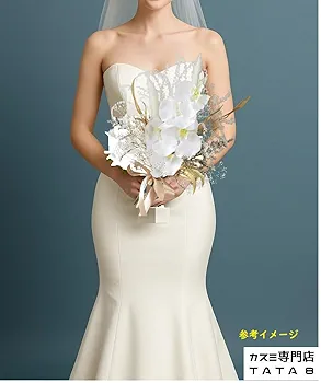 Amazon｜「結婚式ブーケ ブートニアセット」40～43×30～33cm