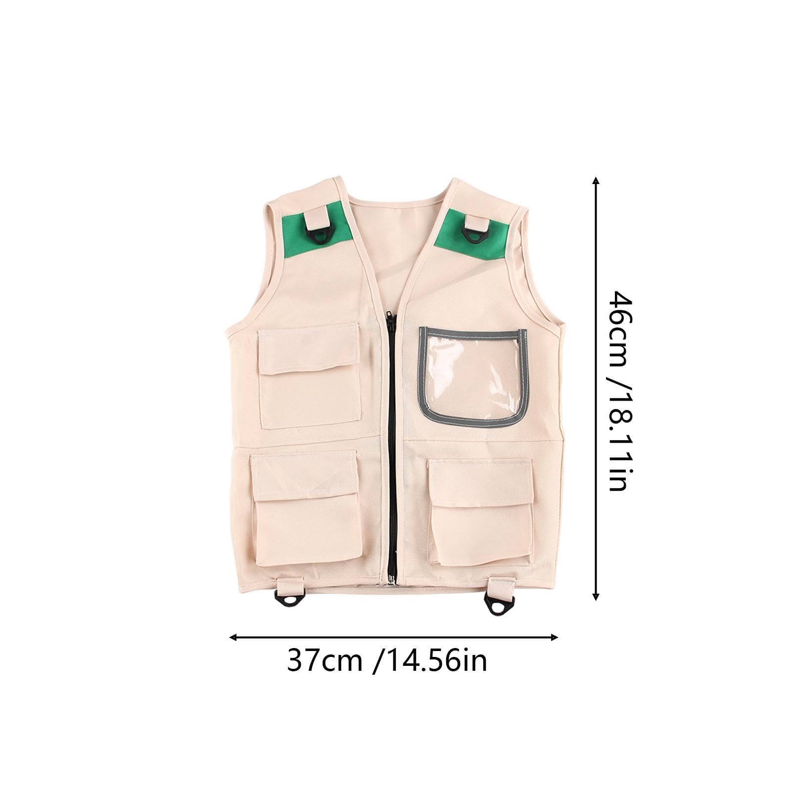 Disfraz de safari para niños, chaleco de bolsillo, perfecto para carnaval, fiestas temáticas y actividades al aire libre