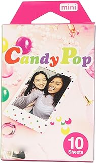 Filme Instantâneo de Câmera de 10 Folhas, Mini Filme Fotográfico ISO 800 para Todas As Mini Câmeras Instax, Mio, 300, Lomo Diana Instant Back e Outras Câmeras de Filme Instantâneo