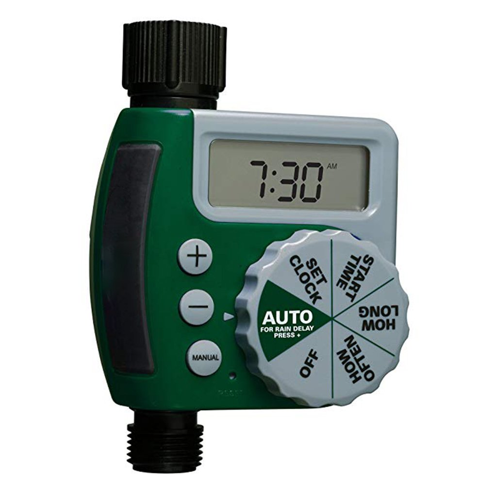 Outdoor Garden irrigazione controller elettrovalvola timer programmabile, presa singola tubo rubinetto timer