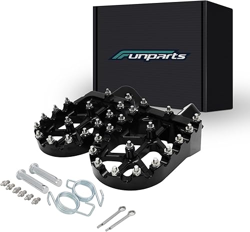 Estriberas para Dirt Bike Estriberas de Motocicleta Pedales Reposapiés CNC para Apollo RFZ 125 DBX15 X18 X19 Tao Tao DB17 DB27 SSR Thumpstar 50 70