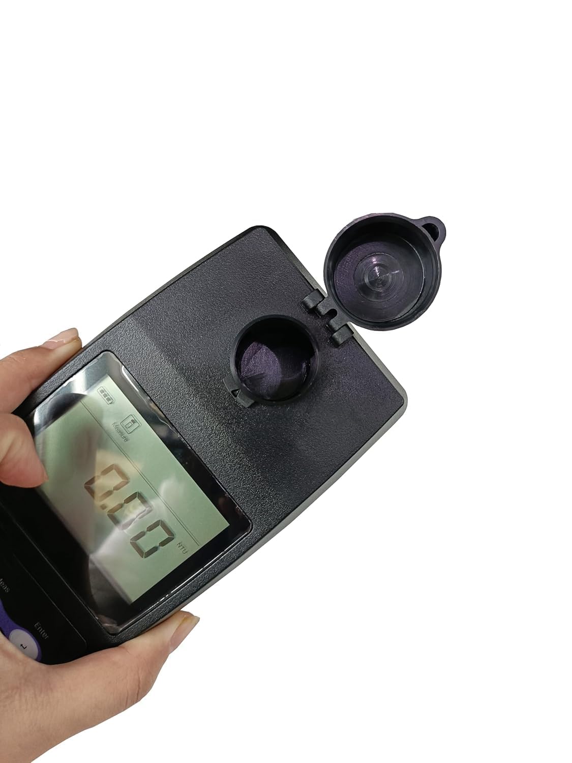 Handheld Turbidity Meter Turbidimeter with Calibration Liquid Measuring Range 0-1100 NTU 0-275 EBC 0-9999 ASBC Calibration Points 2-5 Points Selectable 4 Turbidity Units