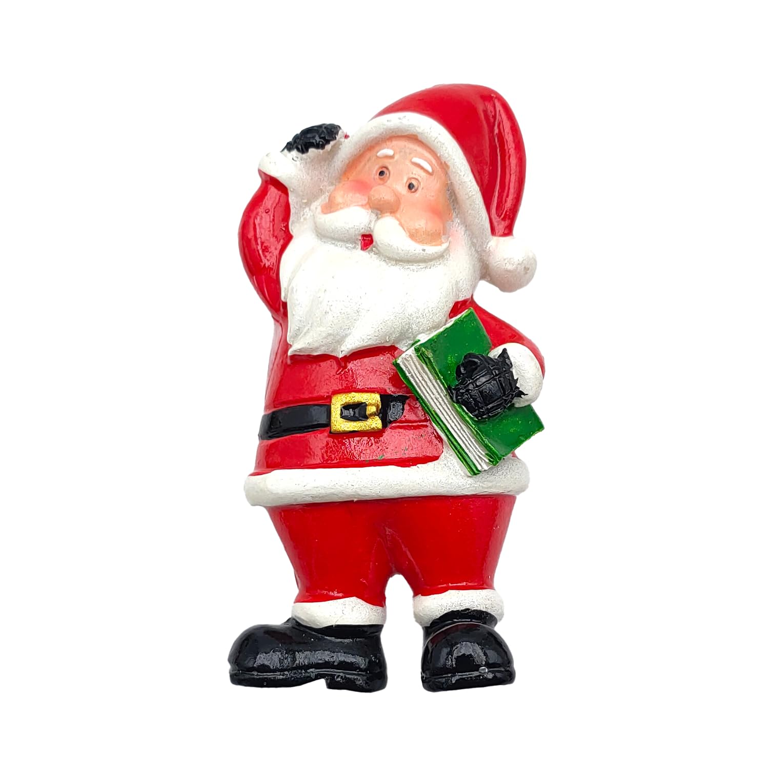 Leddy Living Mod 6 3D Fridge Magnet Santa Claus Christmas Decorative Magnet Perfect For Kitchen, Magnetic Whiteboard Or Office, Gift Idea And Christmas Decoration (Mod 6)