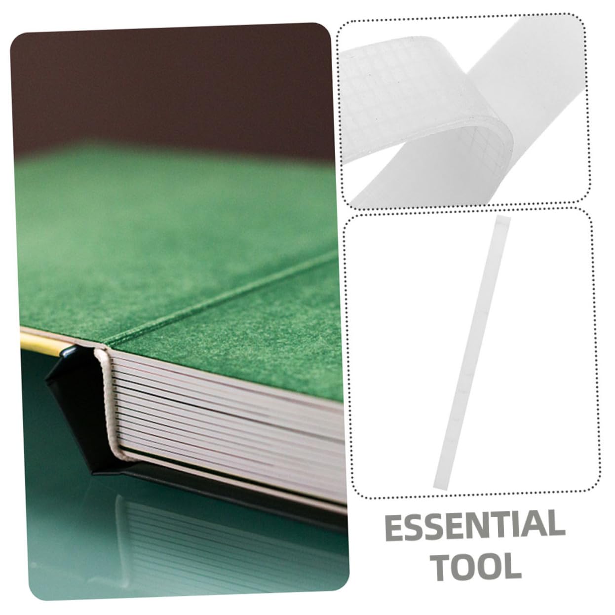 FUNOMOCYA Practical Book Binding Glue Strips 10 Pieces Strong Adhesion for Books