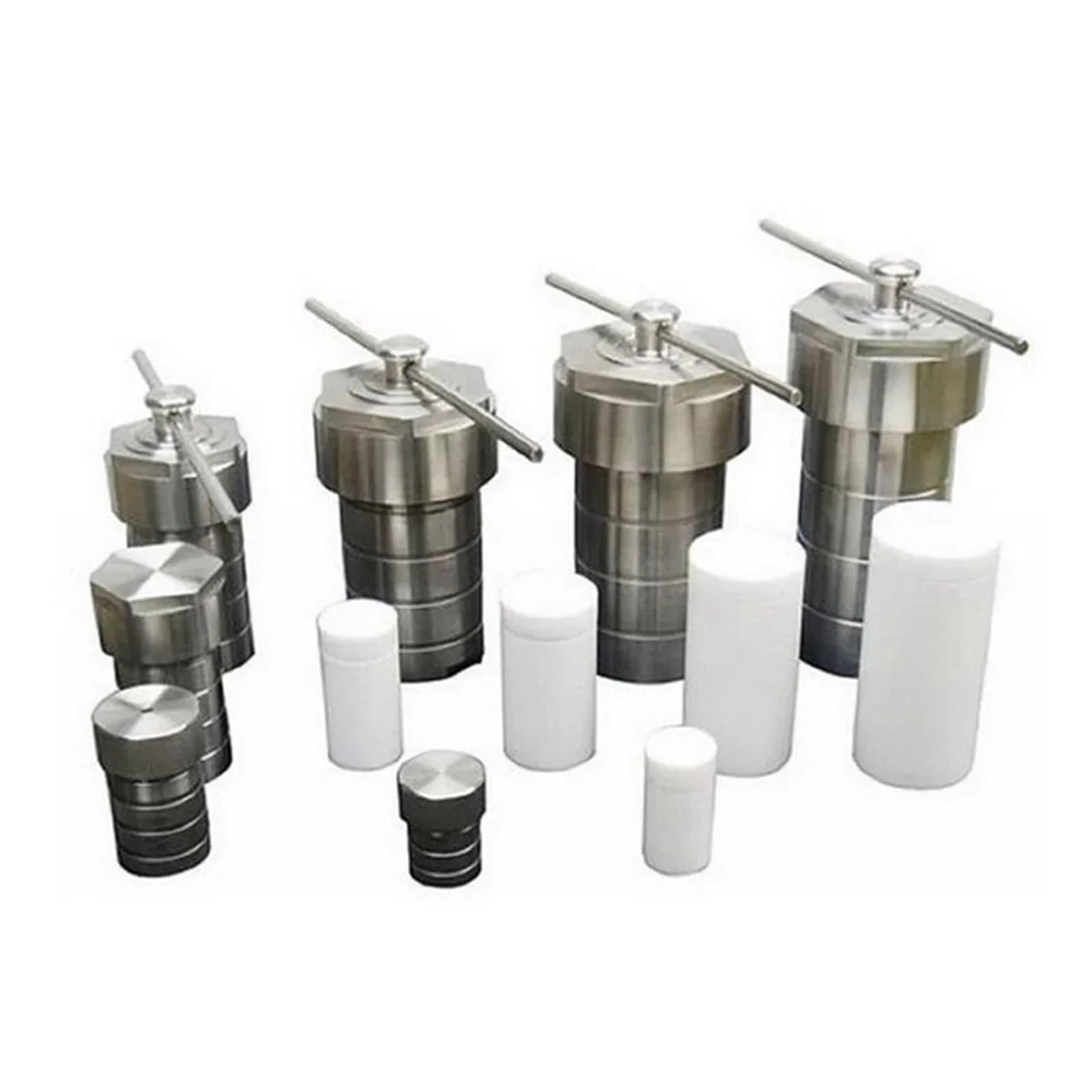 Reactor hidrotermal de autoclave de 5-500 ml con síntesis hidrotermal de cámara de PTFE Rendimiento alto(200ml)