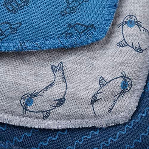 Lot De 5 Bavoirs Bandana Pippi - Coton Bio, Design Triangulaire, Réglable, Avec Membrane Anti-fuite Pour Bébé - 4